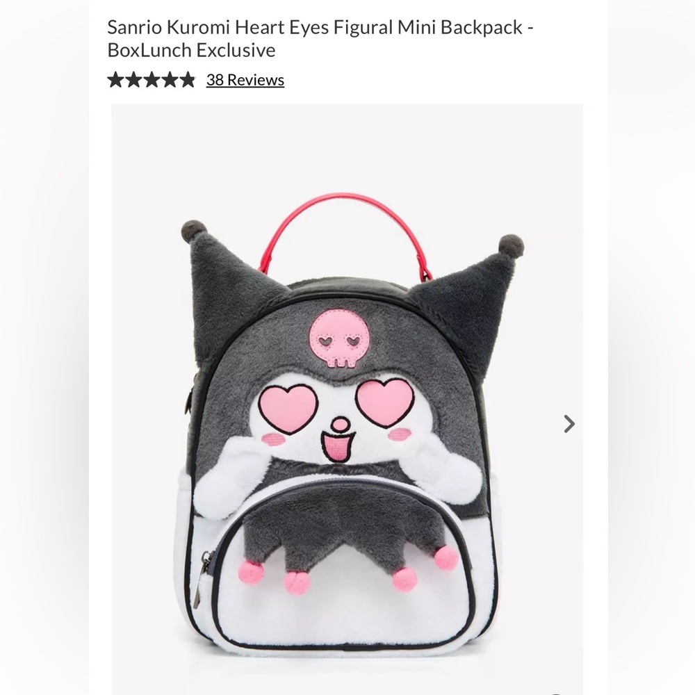 Sanrio Kuromi Mini Backpack- Brand New!🖤🩷🤍